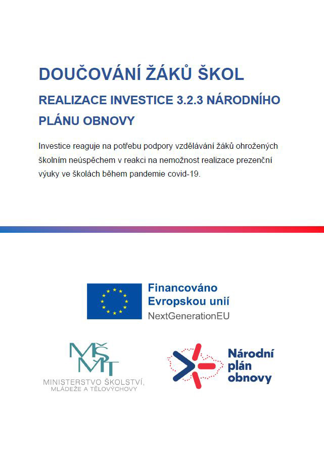 Projekt EU - Doučování žáků škol